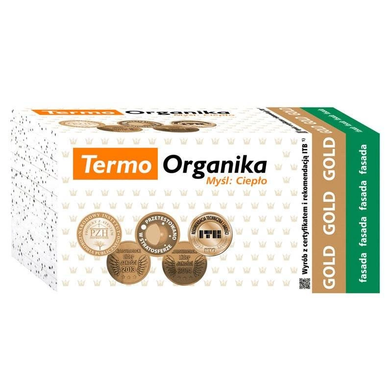 Styropian elewacyjny TERMO ORGANIKA Gold 038 gr. 1 cm