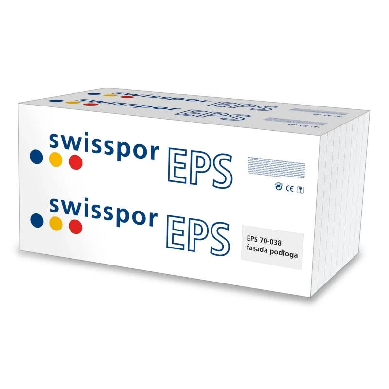 Styropian elewacyjno-podłogowy SWISSPOR  EPS 70 038 gr. 10 cm
