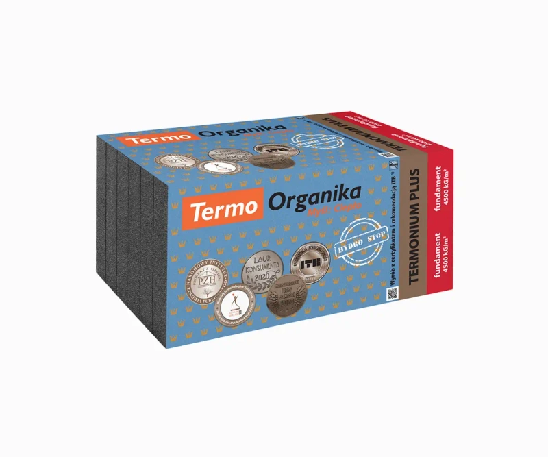 Styropian fundamentowy TERMO ORGANIKA Termonium Plus Hydro Stop EPS 150 031 gr. 1 cm
