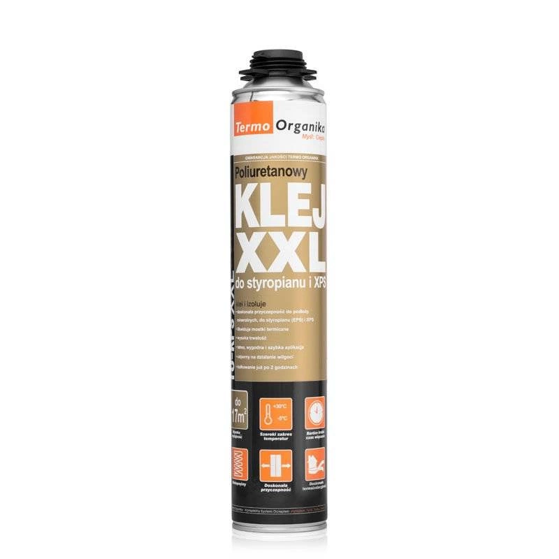 Klej poliuretanowy do styropianu TERMOORGAIKA TO-KPS XXL 850ml