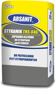 Zaprawa klejowa ARSANIT STYRAMIK THS-04G do styropianu grafitowego